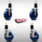 Service Caster 5'' SS Solid Poly Wheel Swivel 1-3/4'' Expanding Stem Caster Set 2 Brakes, 4PK SCC-SSEX20S514-SPUS-2-TLB-2-134 - alternate 4